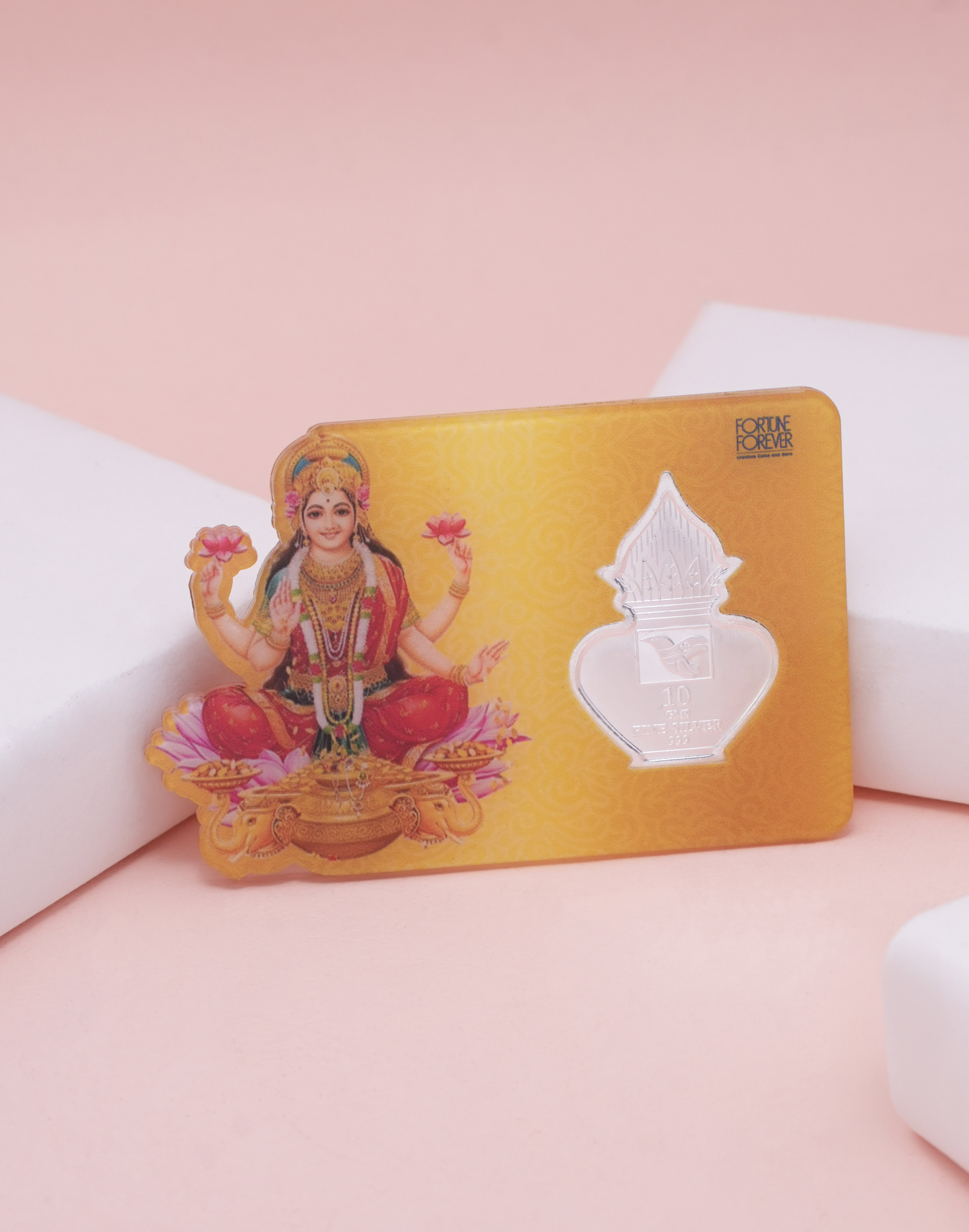 Mahalakshmi Blessings Silver Coin Gift