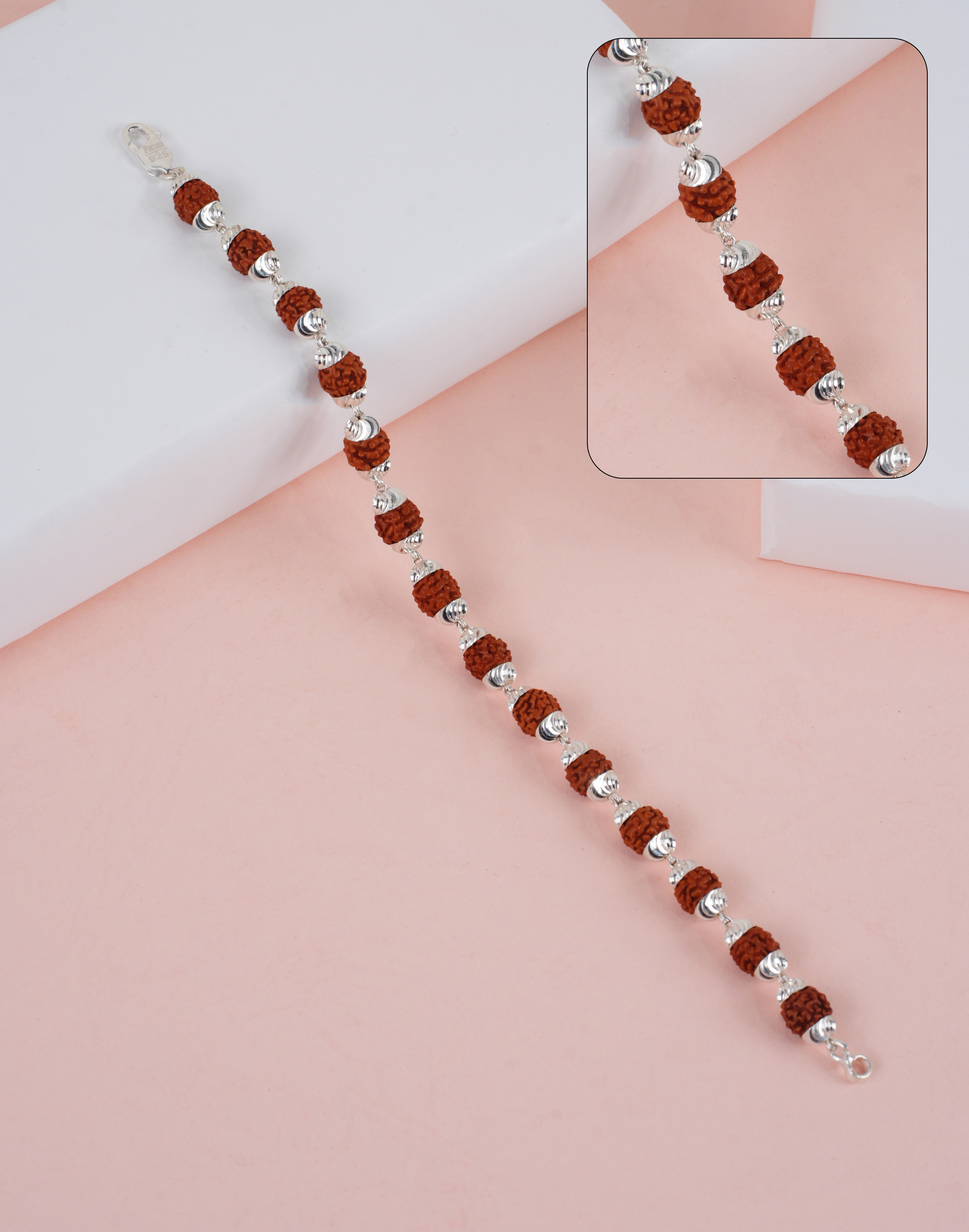 RUDRAKSH KAILASH BRACELET 8-9MM (C CUT CAP TOPRI)