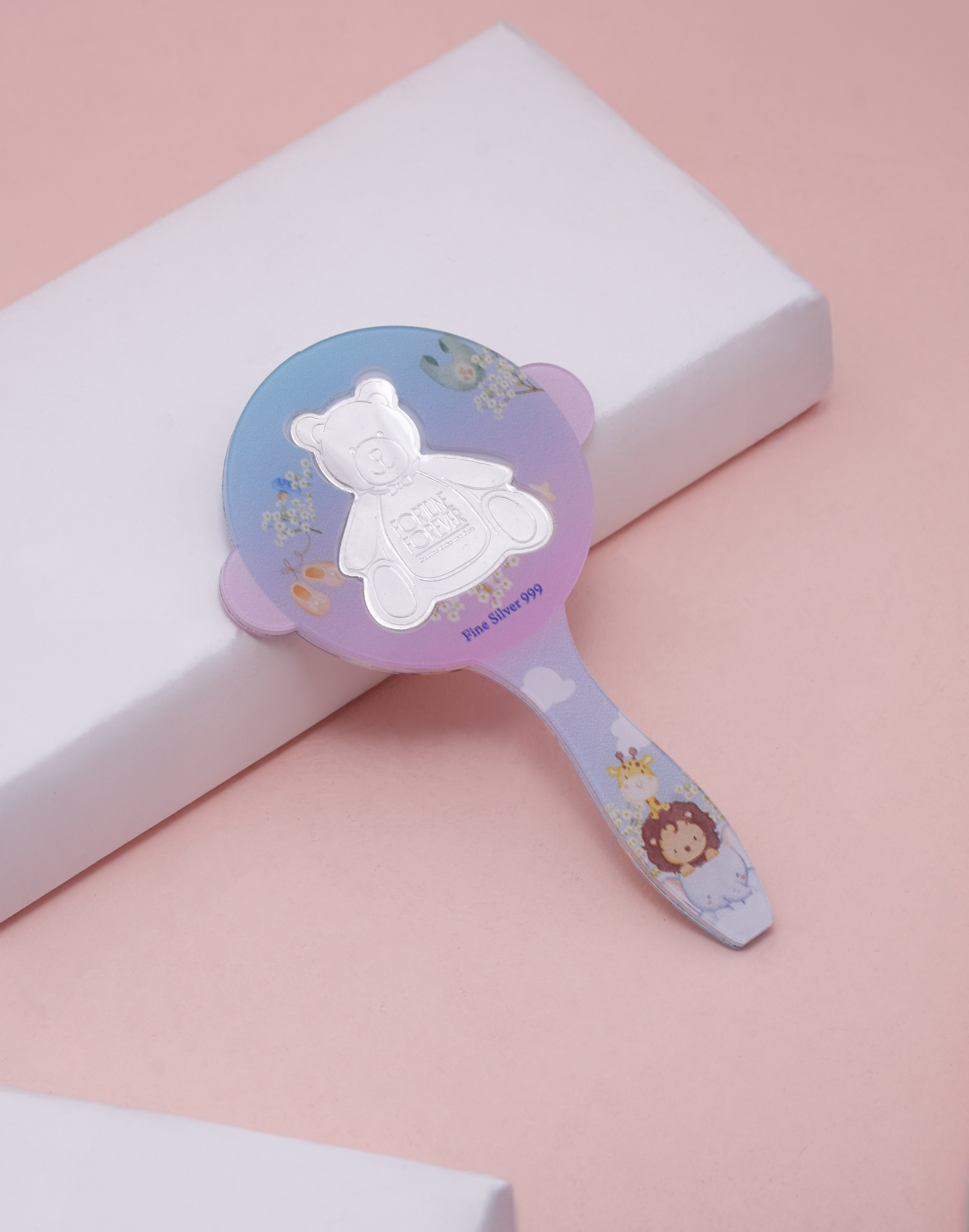 Baby Teddy Spoon Silver Coin Gift