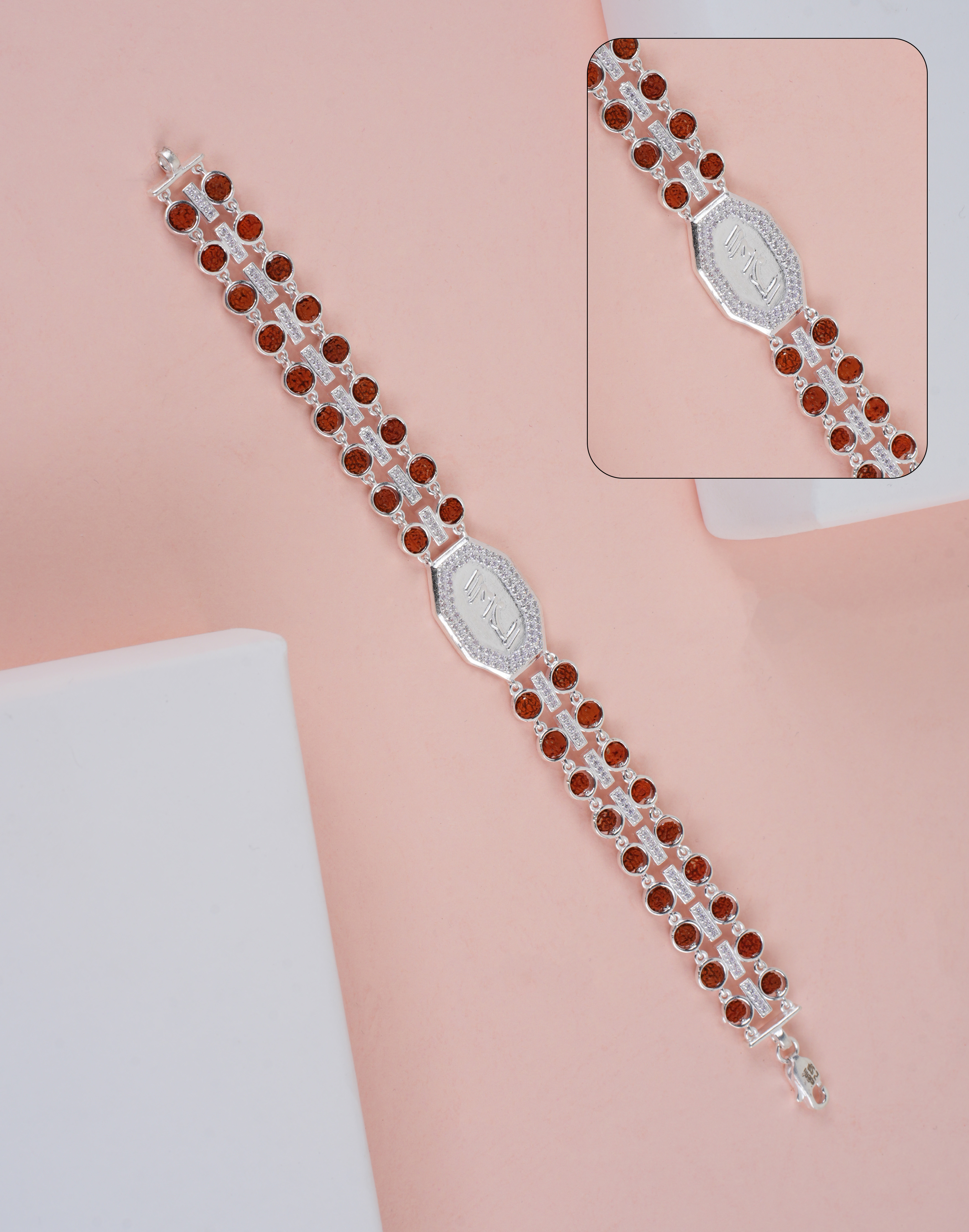 RUDRAKSH RAM SHAKTI BRACELET 925